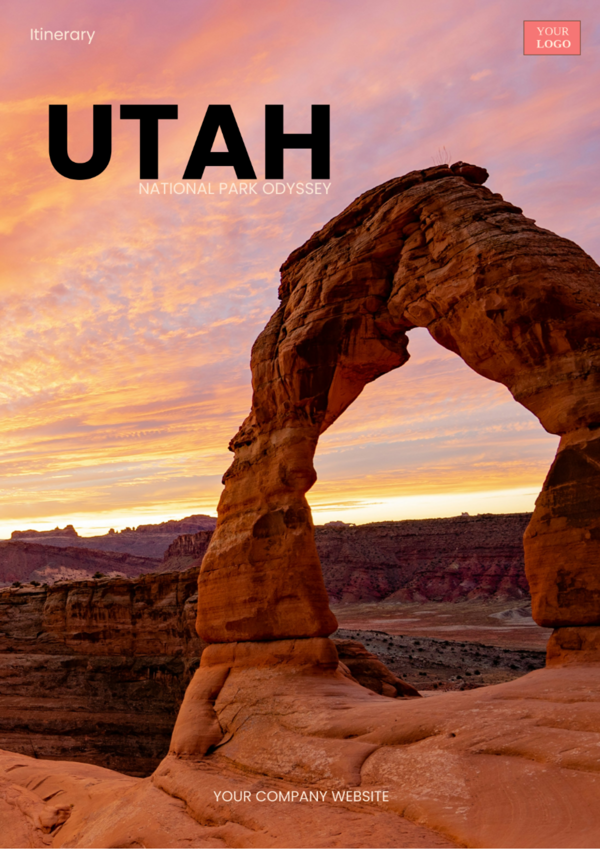 5 Day Utah National Park Itinerary Template