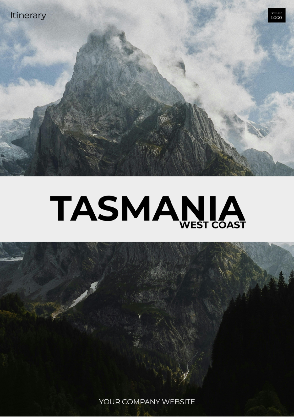 Tasmania West Coast Itinerary Template