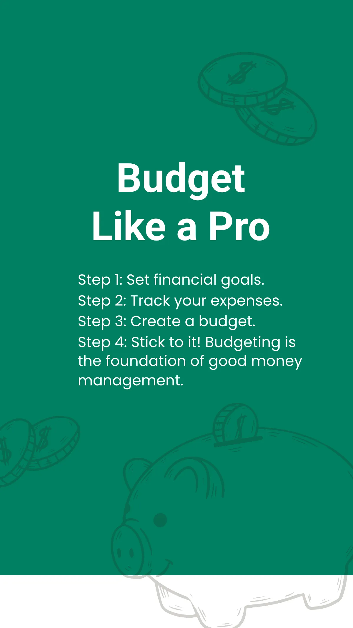 Free Money Habits Carousel Instagram Post Template to Edit Online