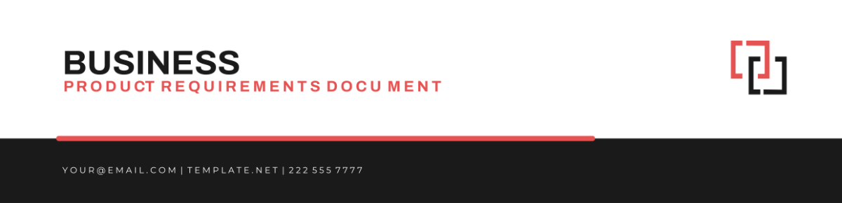 Business Product Requirements Document Header