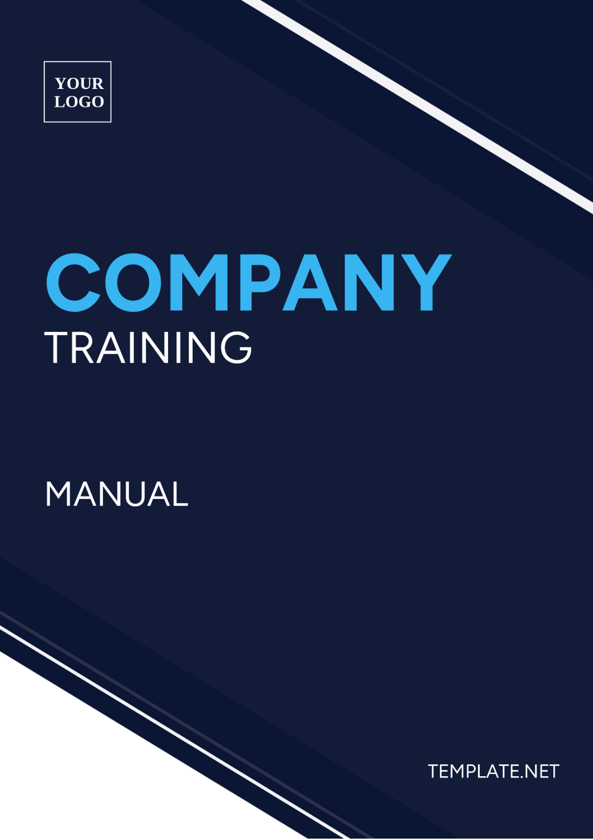 Company Training Manual Template