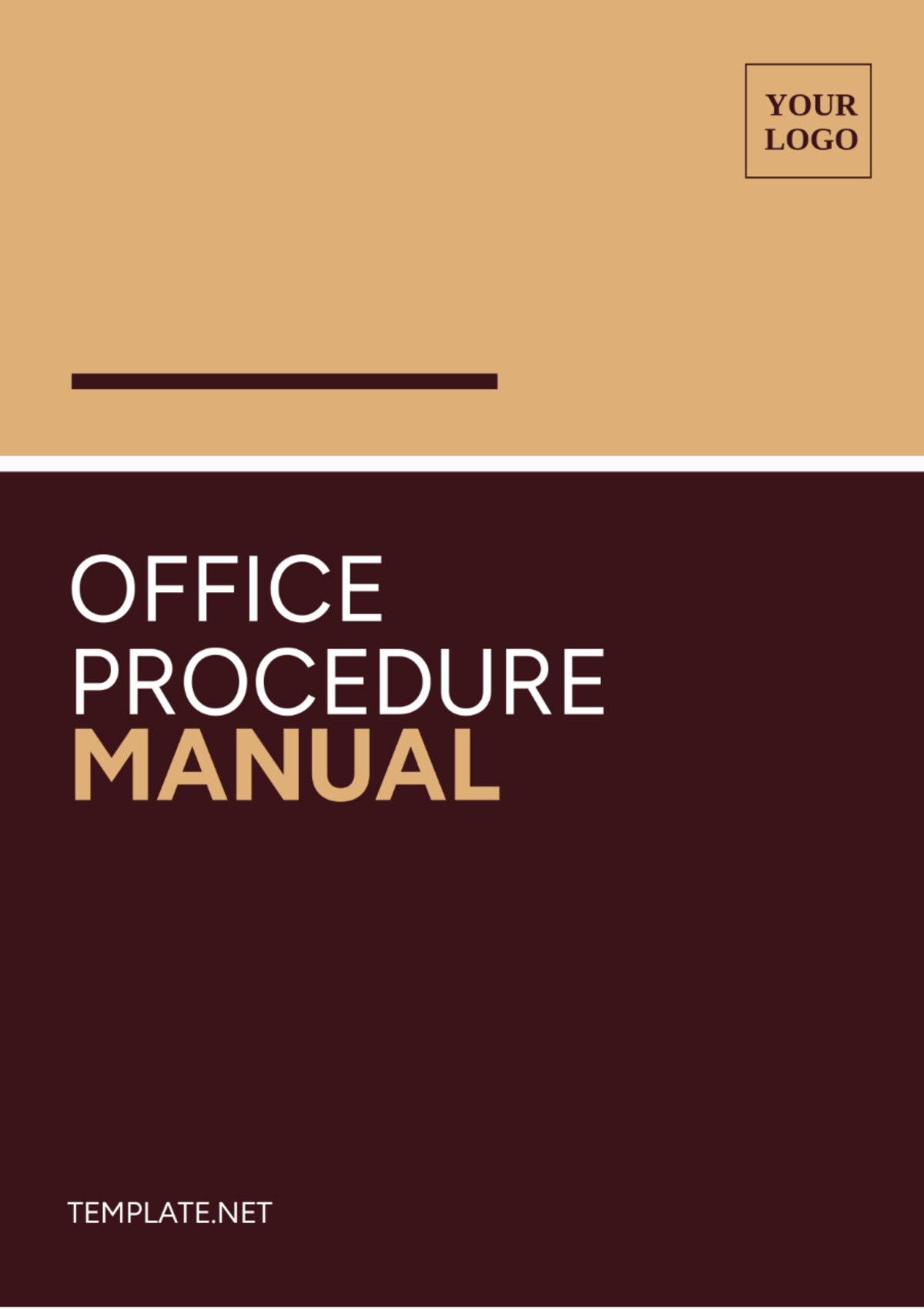 Office Procedure Manual Template