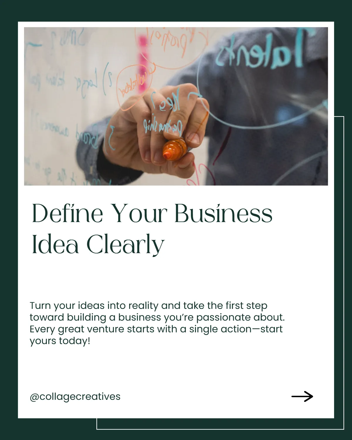 Free Starting A Business Instagram Carousel Post Template to Edit Online