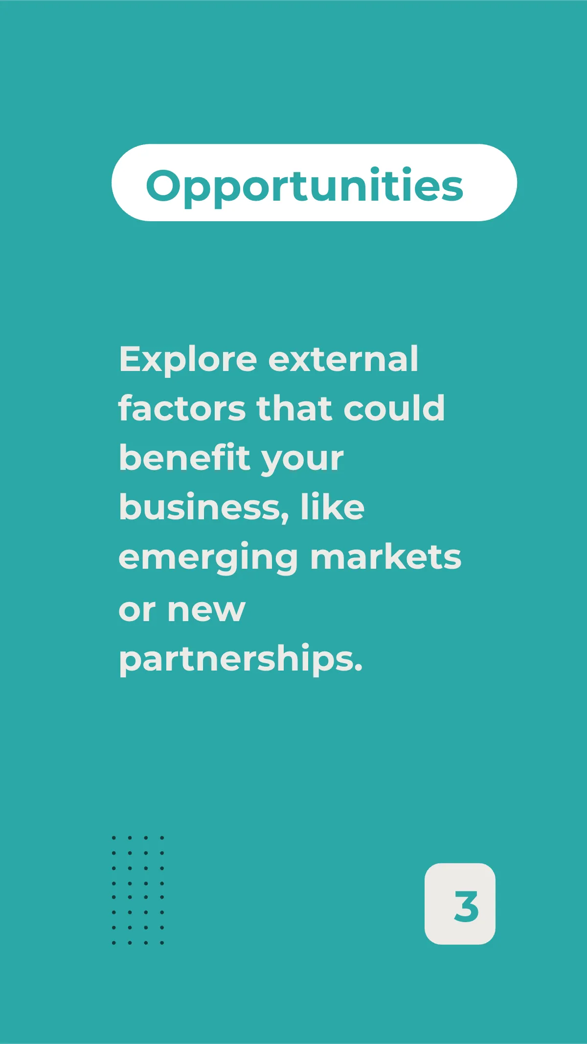 Free SWOT Analysis Carousel Instagram Post Template to Edit Online