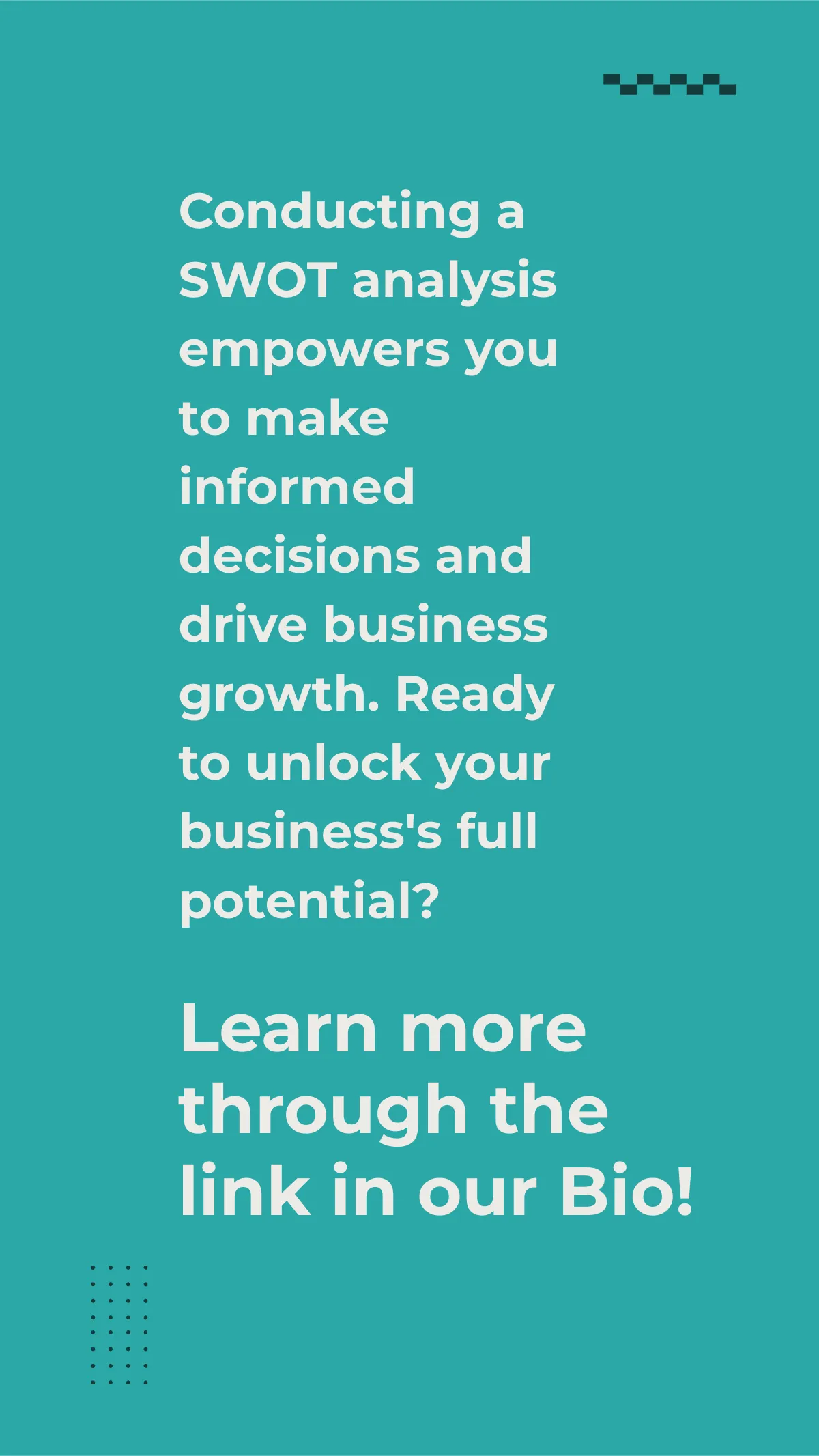 Free SWOT Analysis Carousel Instagram Post Template to Edit Online