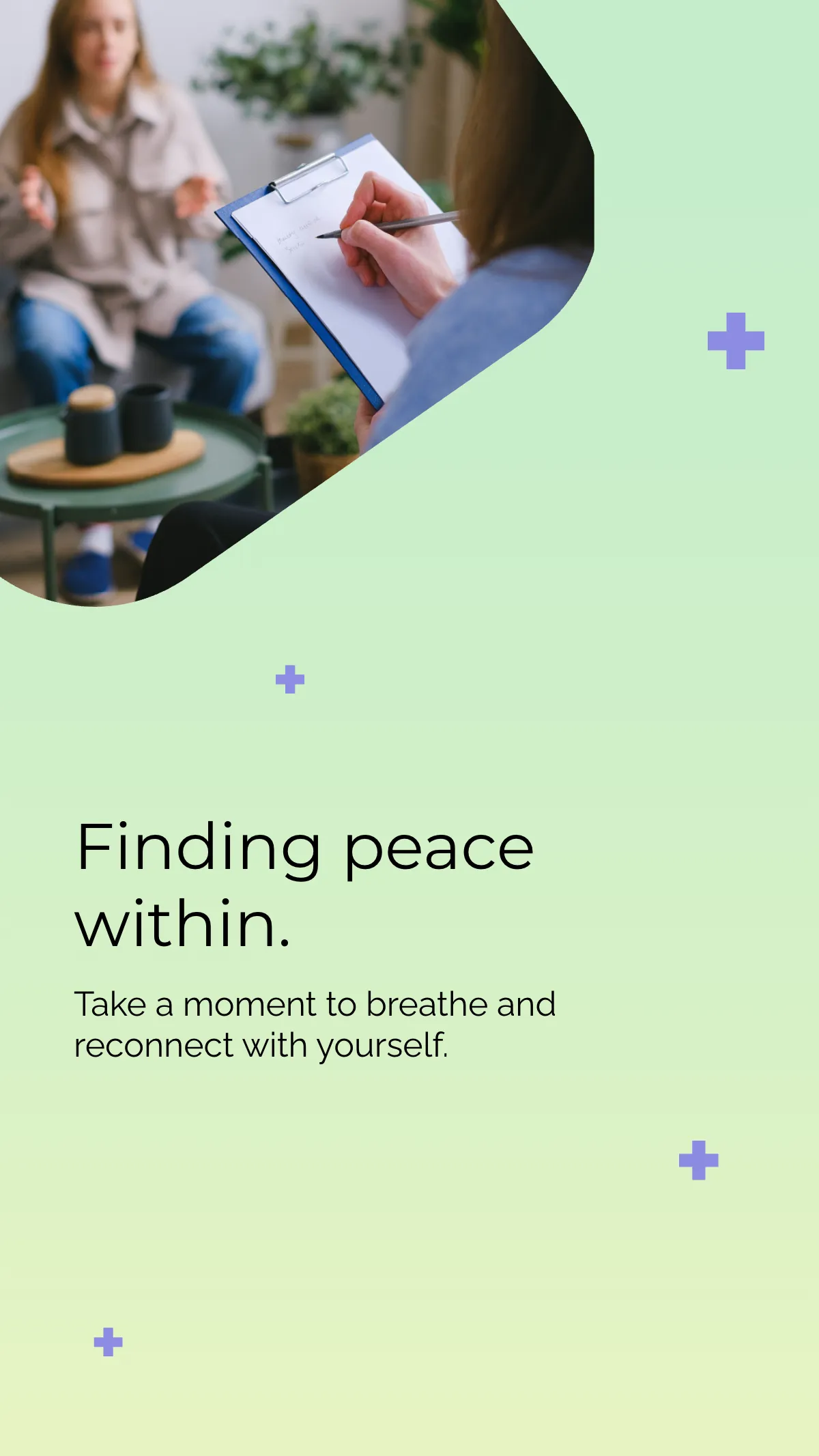 Free Mental Therapy Carousel Instagram Post Template to Edit Online