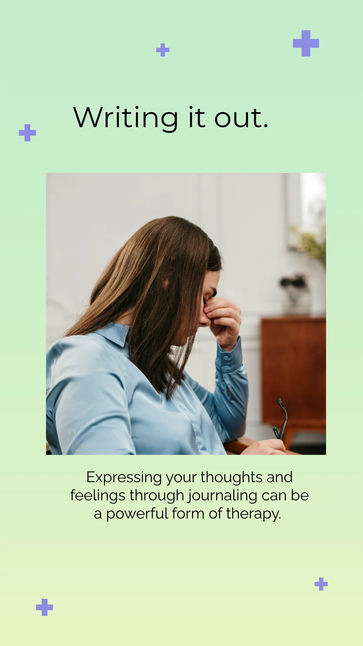Free Mental Therapy Carousel Instagram Post Template to Edit Online