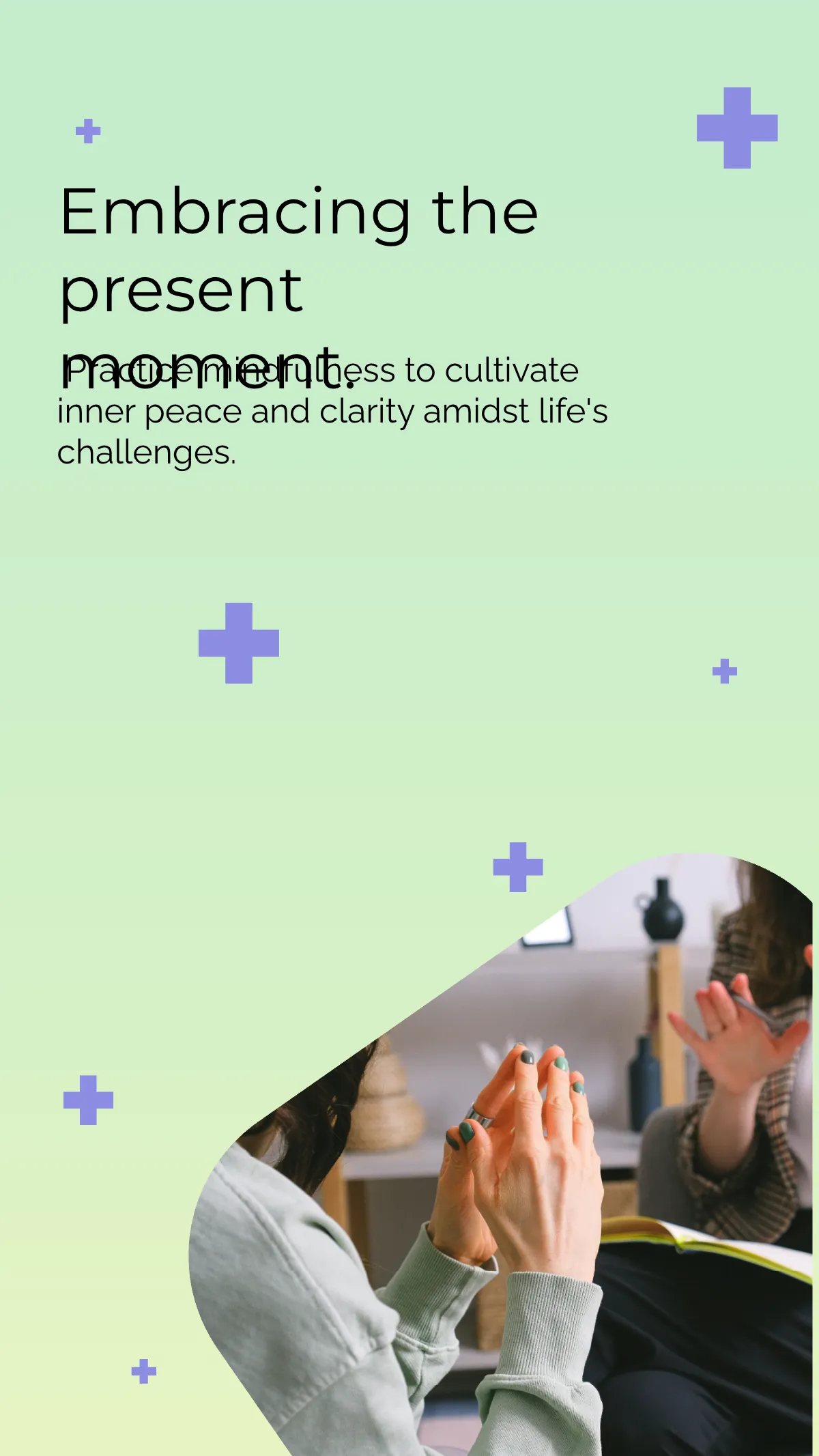 Free Mental Therapy Carousel Instagram Post Template to Edit Online