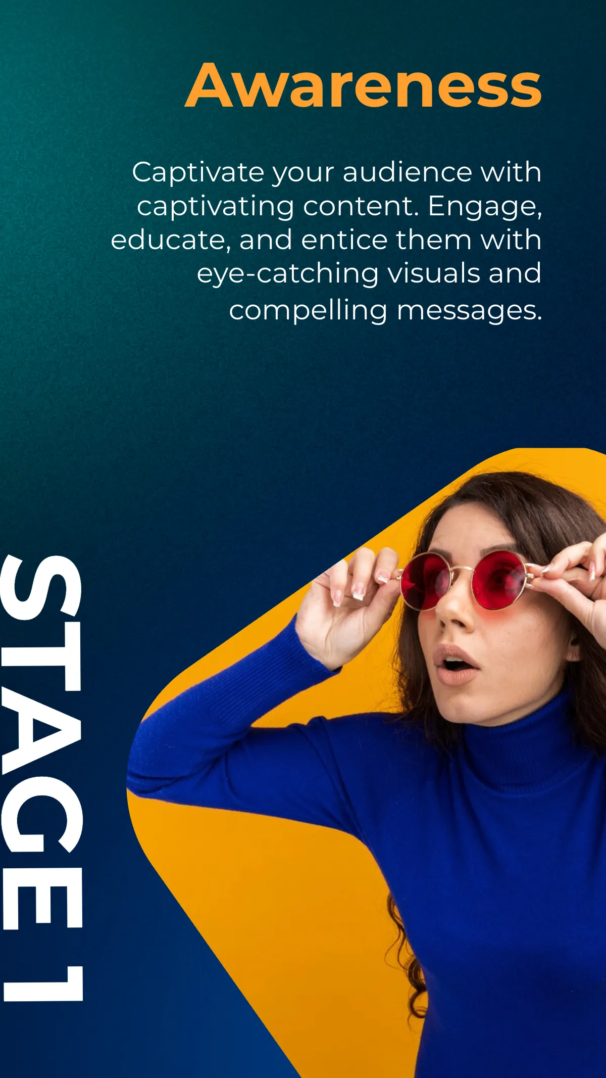 Free Marketing Funnel Carousel Instagram Post Template to Edit Online