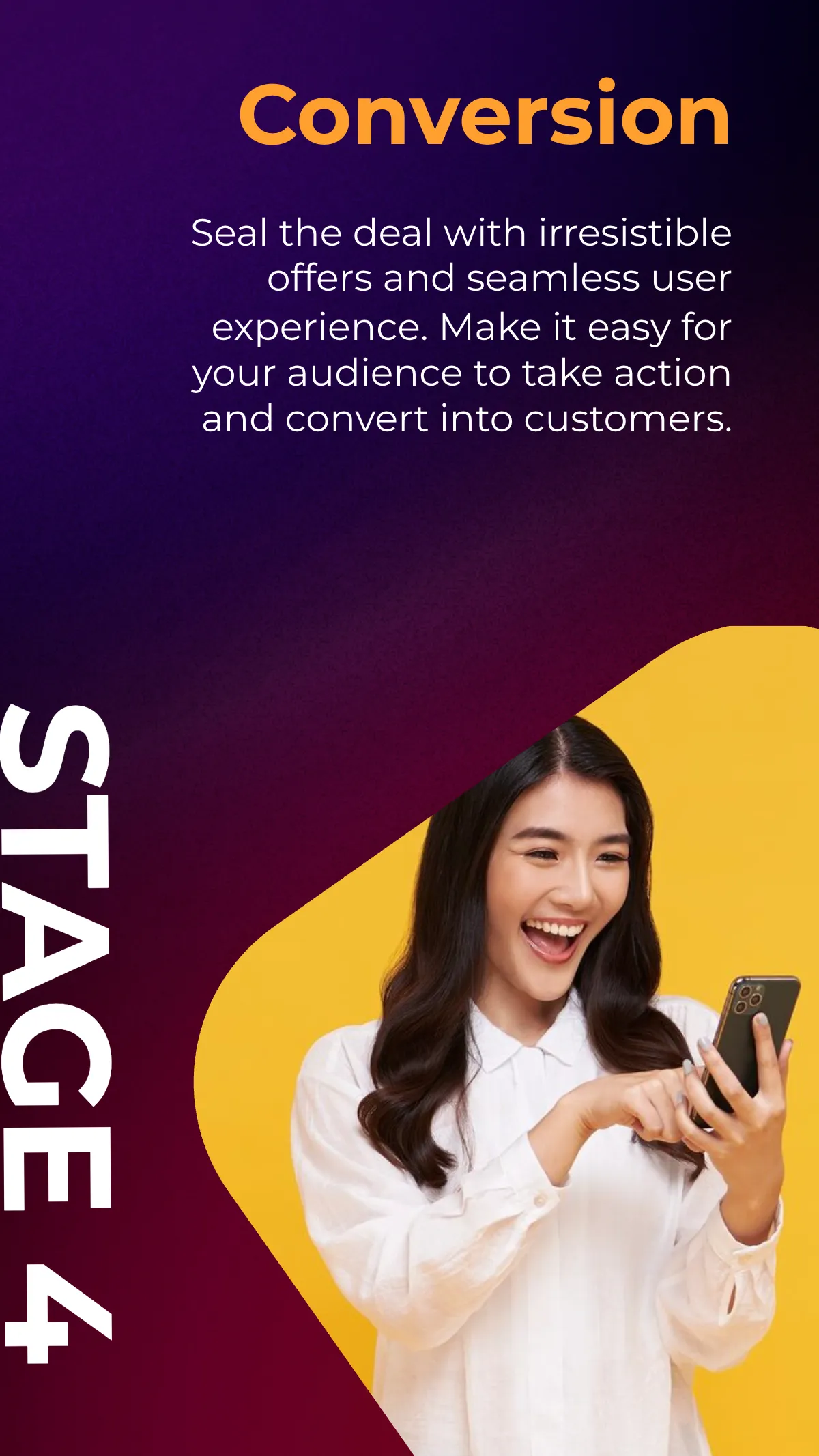 Free Marketing Funnel Carousel Instagram Post Template to Edit Online