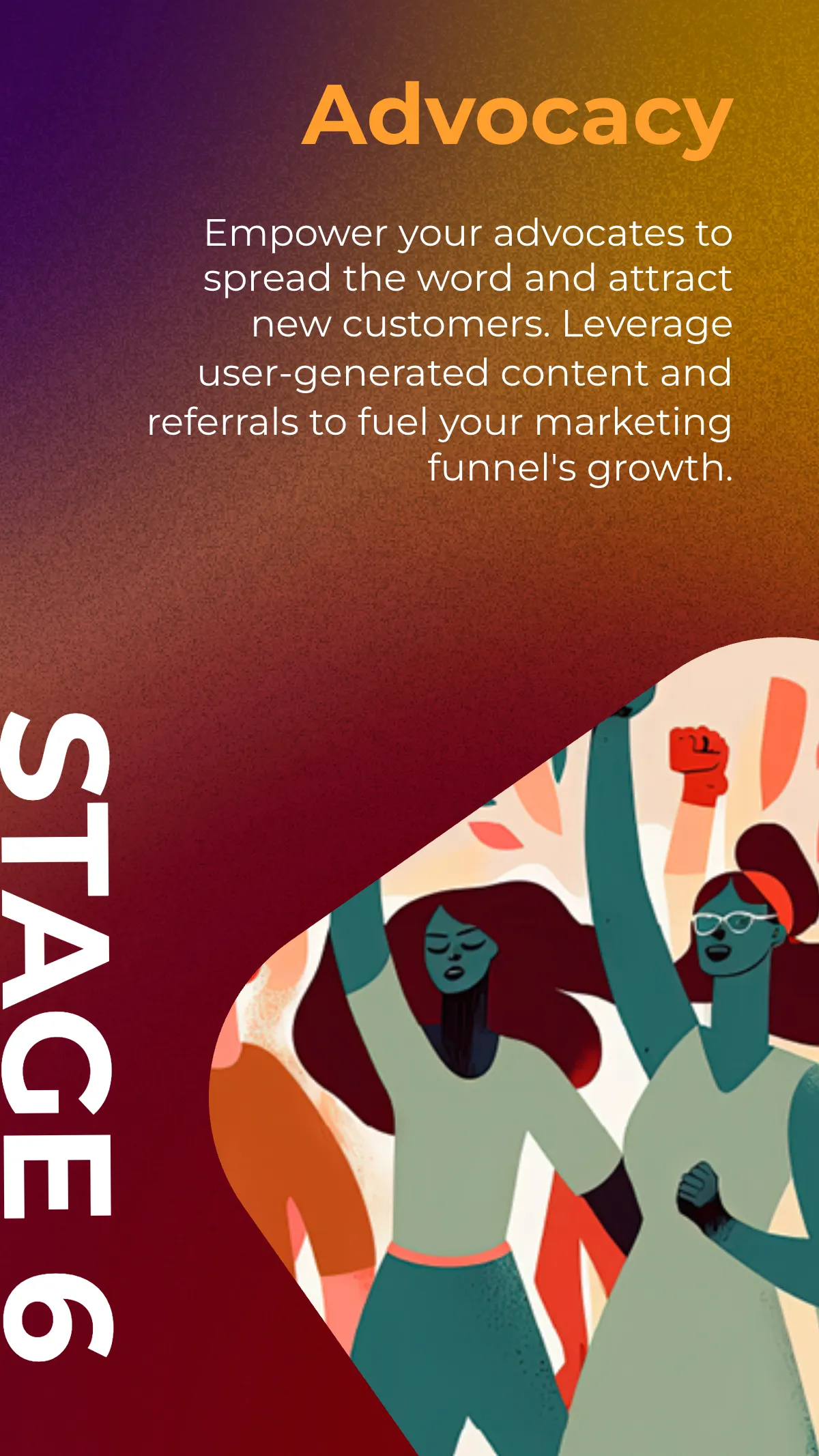 Free Marketing Funnel Carousel Instagram Post Template to Edit Online