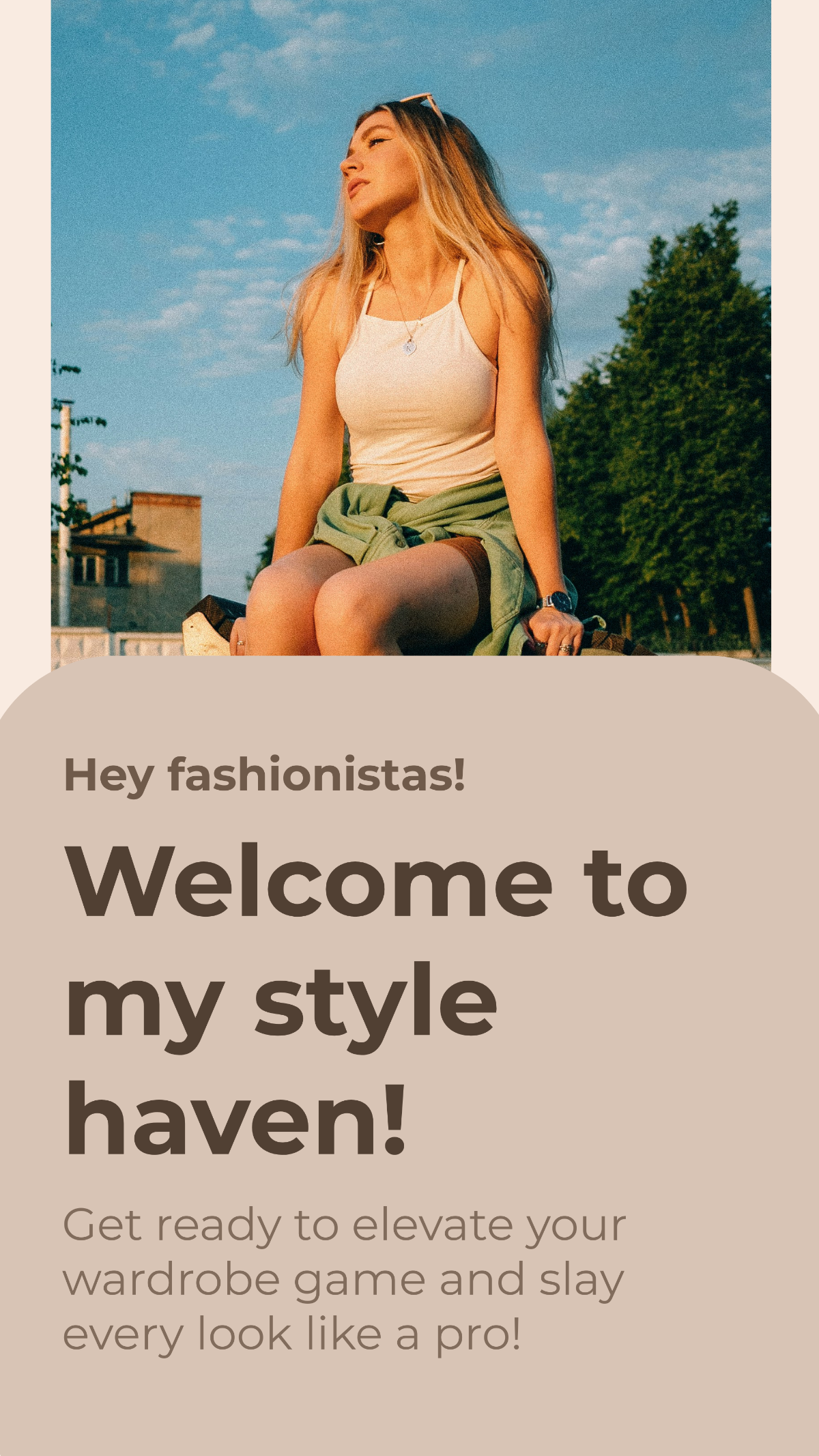 Free Fashion Blogger Carousel Instagram Post Template