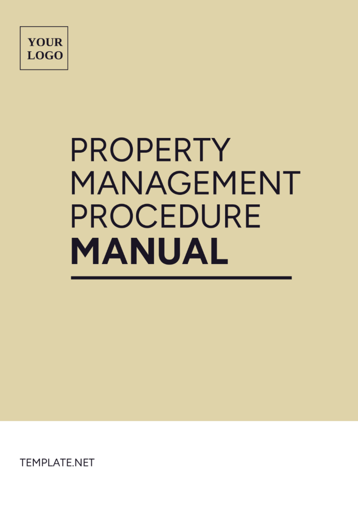 Property Management Procedure Manual Template