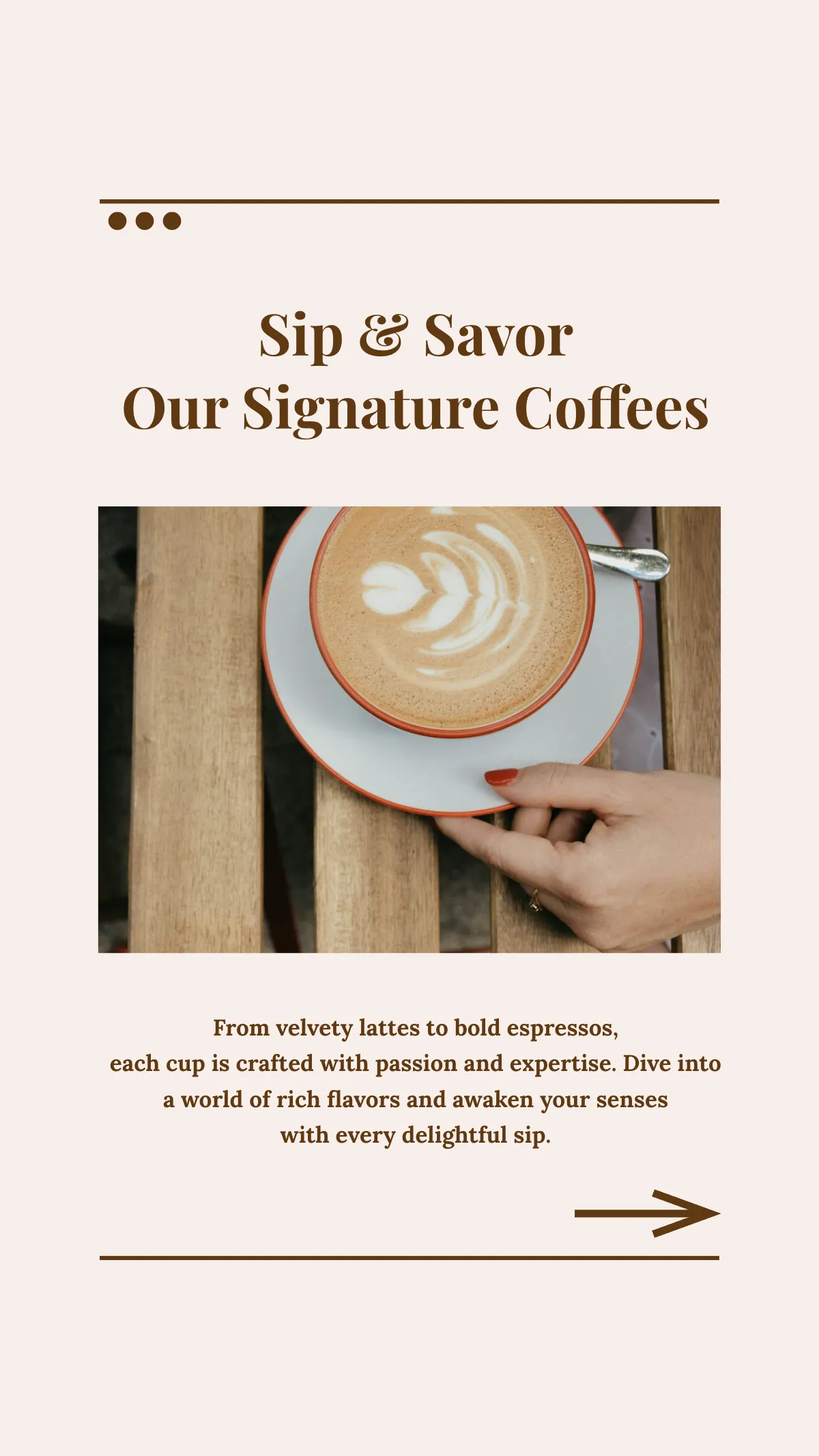 Free Coffee Shops Carousel Instagram Post Template to Edit Online