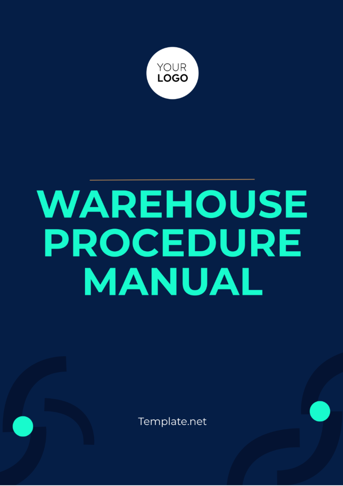 Free Warehouse Procedure Manual Template
