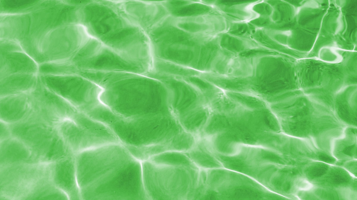 Green Water Texture Background