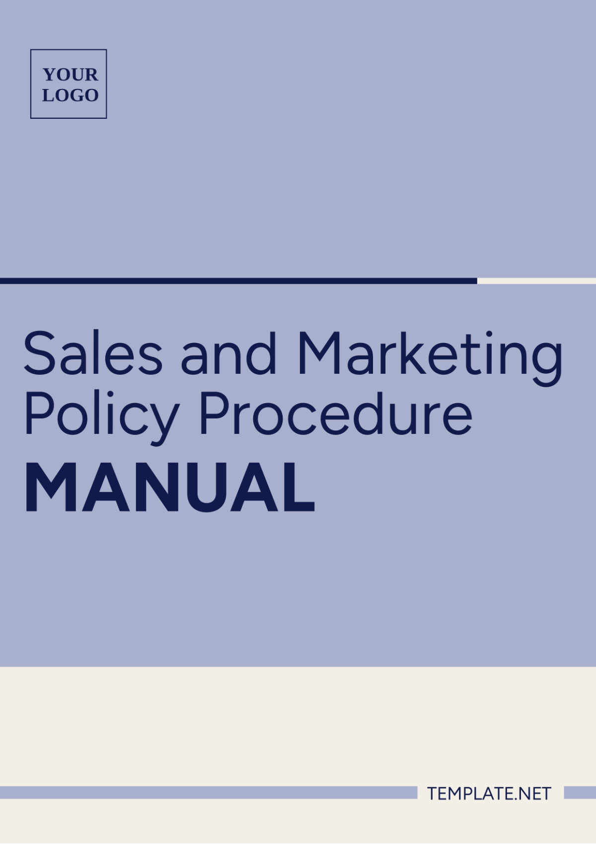 Free Sales And Marketing Policy Procedure Manual Template