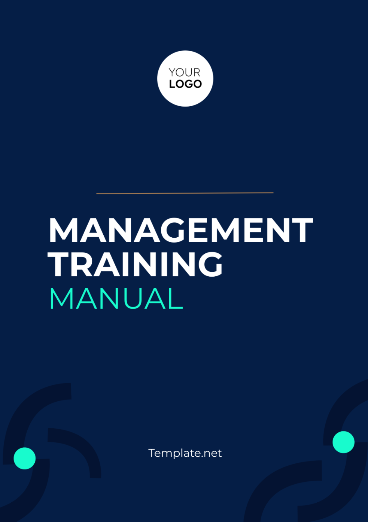 Management Training Manual Template