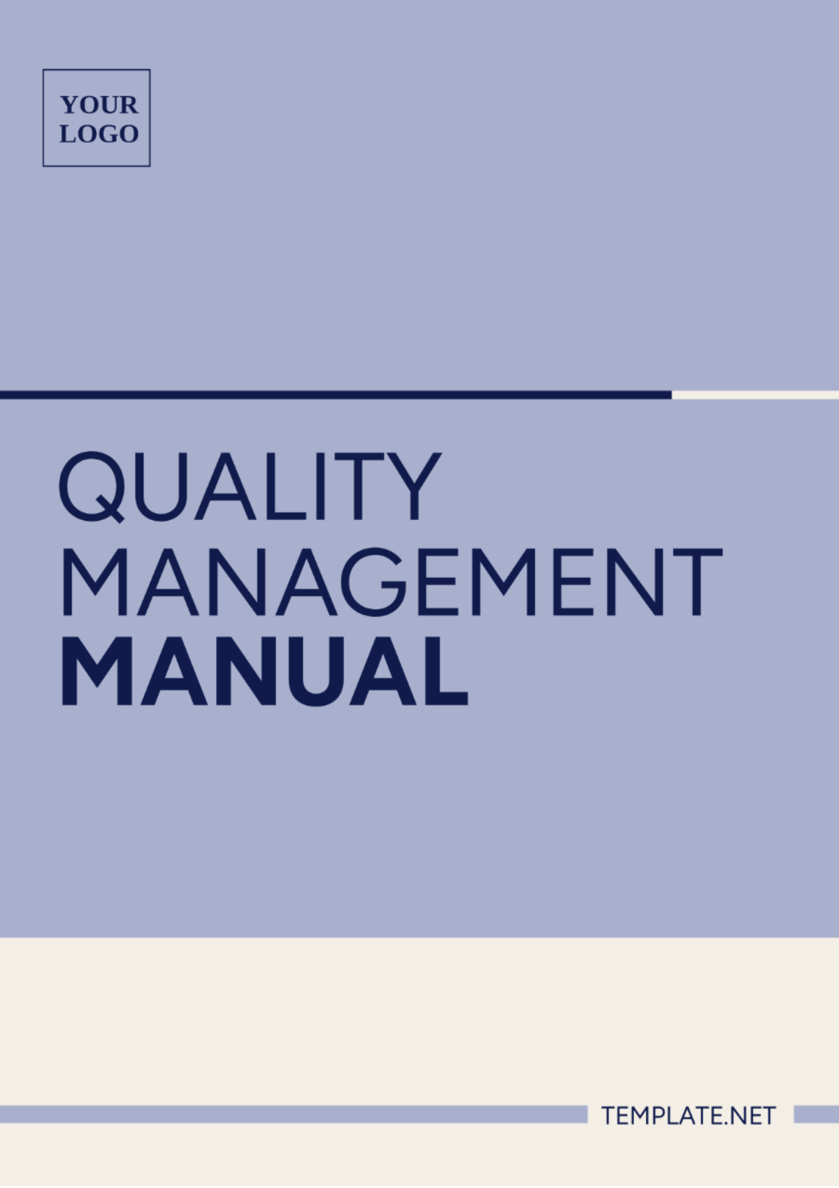 Free Quality Management Manual Template