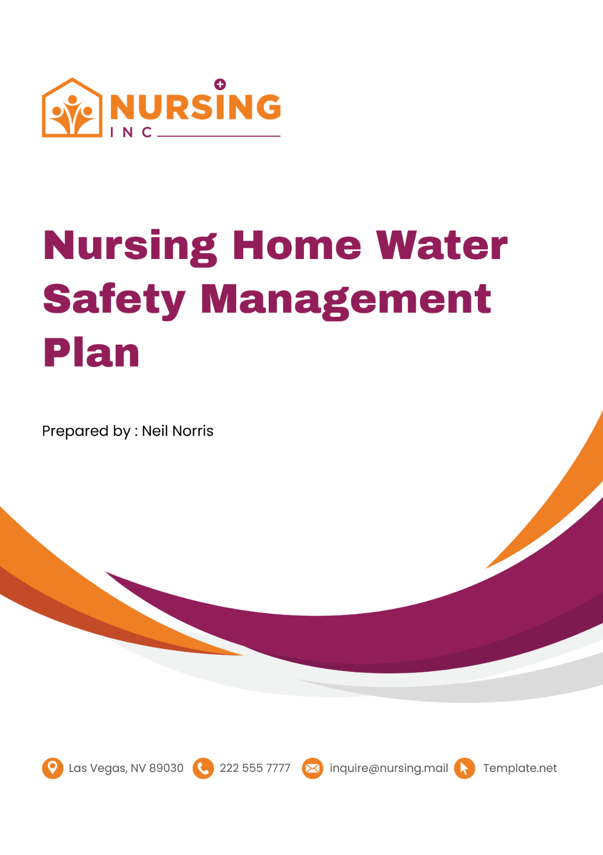 Nursing Home Water Safety Management Plan Template - Edit Online & Download