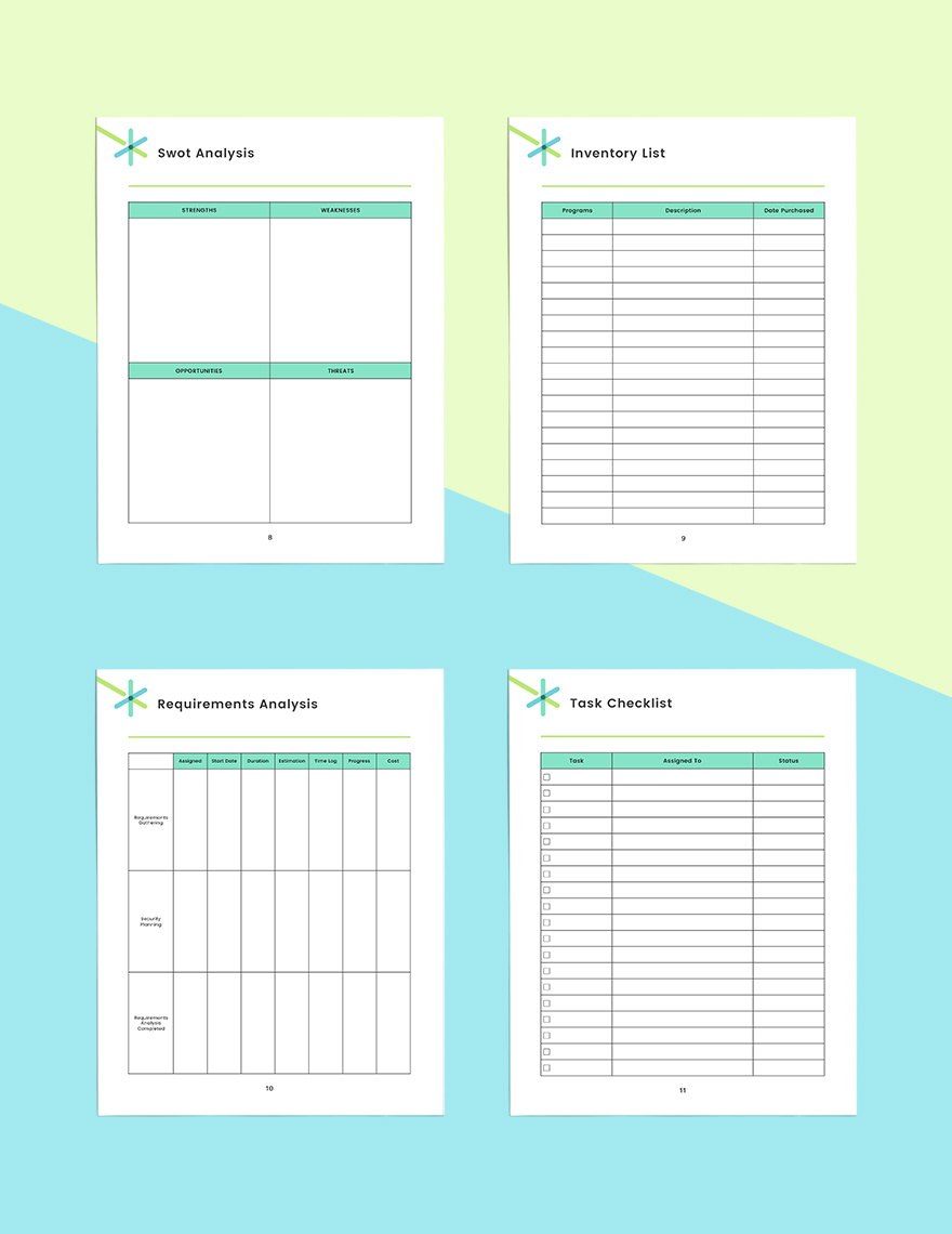 Software Implementation Planner Template
