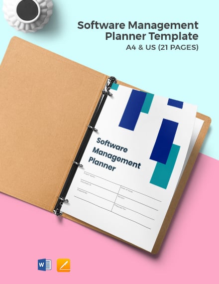 software management Planner template