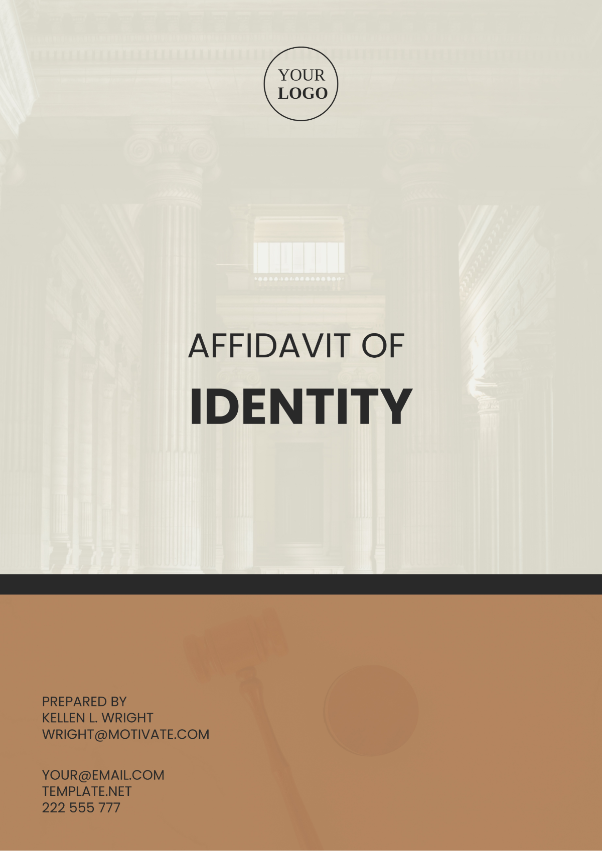 Maine Affidavit of Identity Template - Edit Online & Download