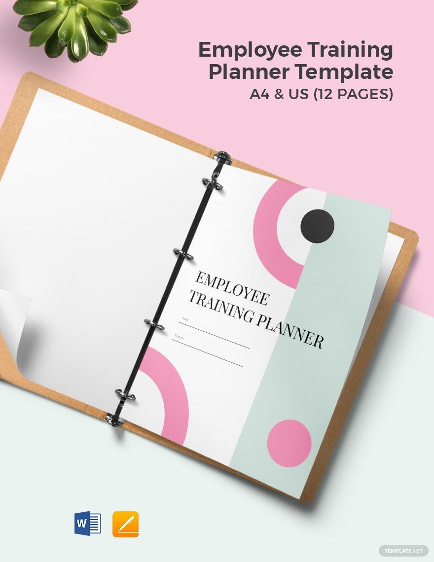 Free Sample Employee Planner Template - Word, Apple Pages | Template.net