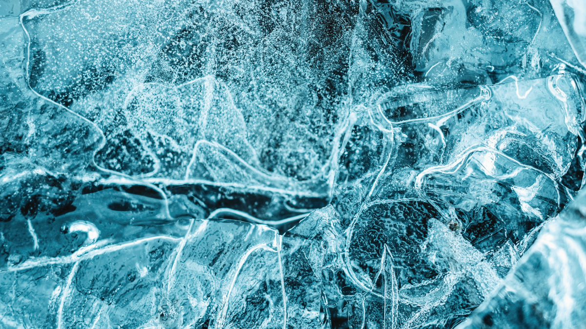 Free Frozen Water Texture Background