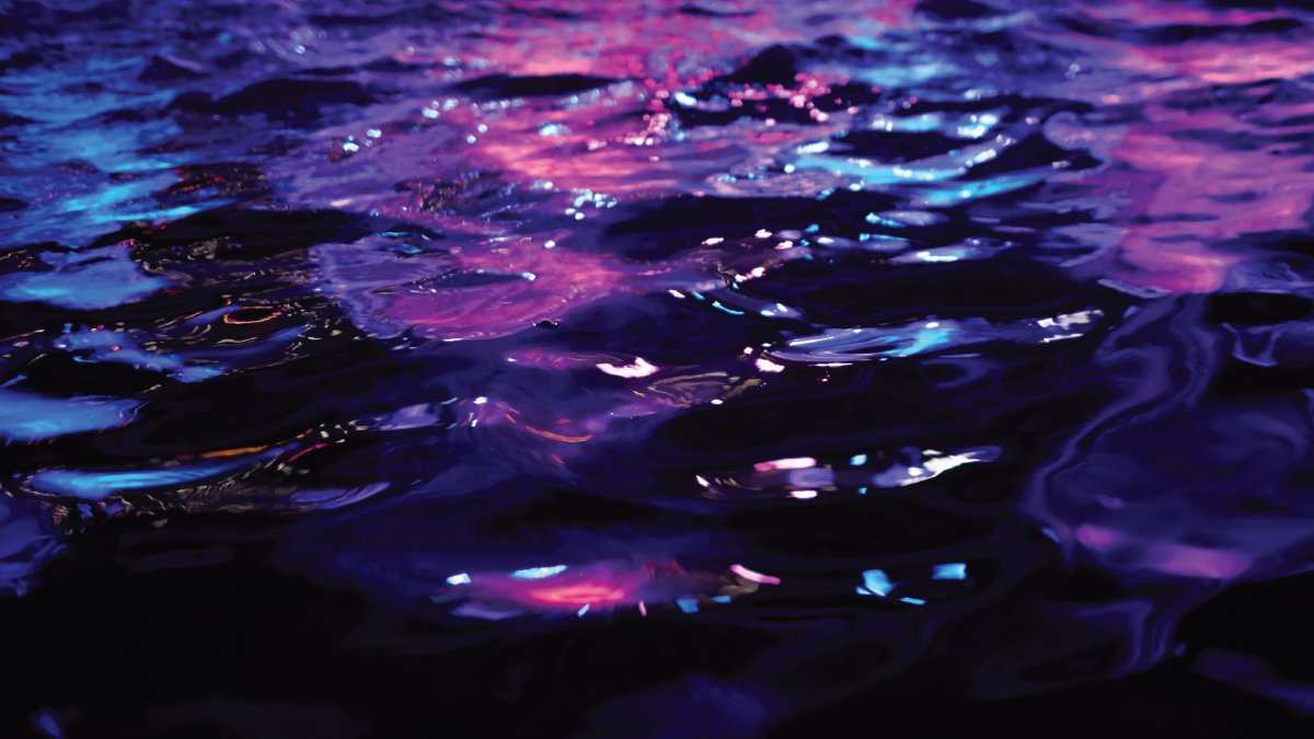 Neon Water Texture Background