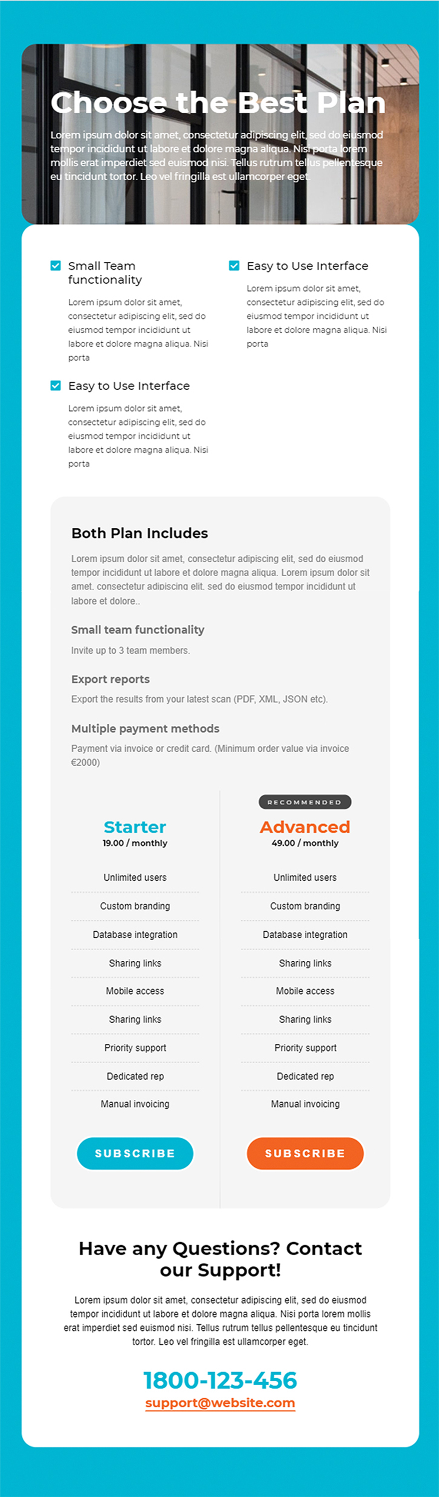 Boxed Style Pricing Page Template HTML5 PSD Template net