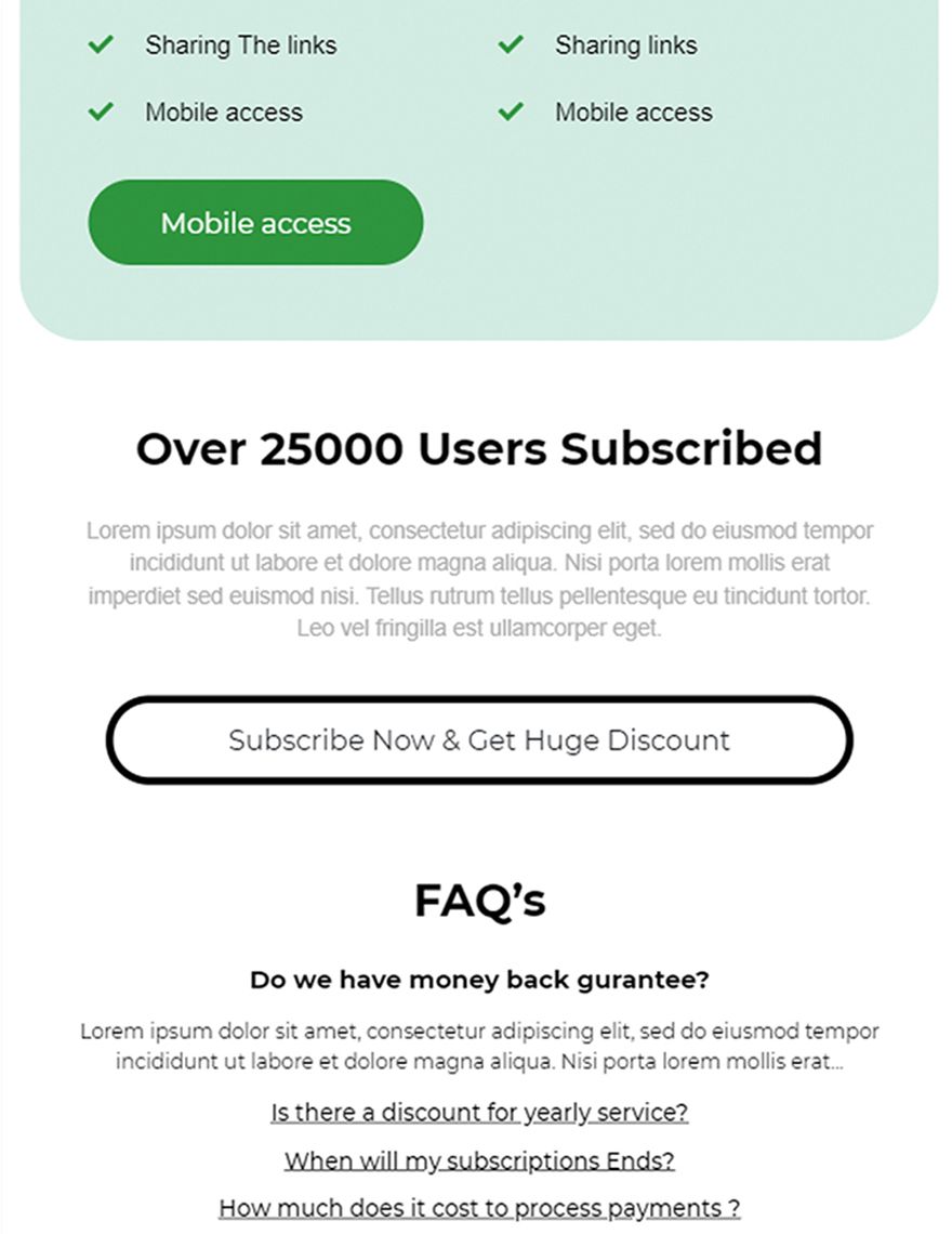 Corporate Pricing Page Template