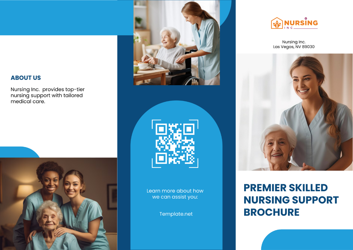 Premier Skilled Nursing Support Brochure Template