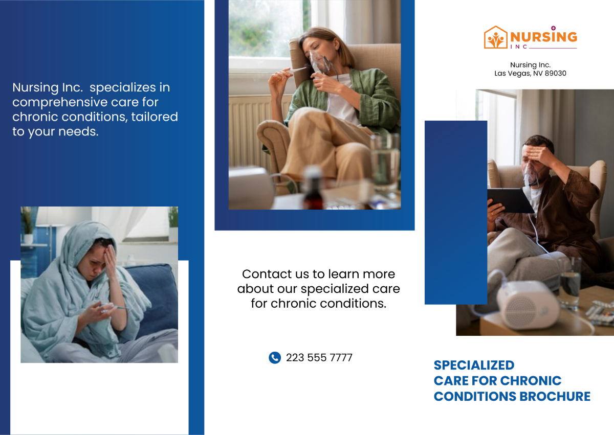 Specialized Care for Chronic Conditions Brochure Template