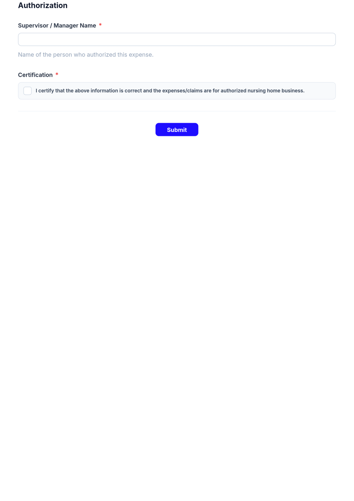 Free Nursing Home Pay Request Form Template & AI Maker