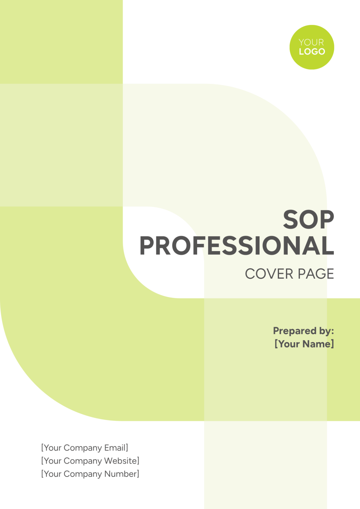 SOP Professional Cover Page
