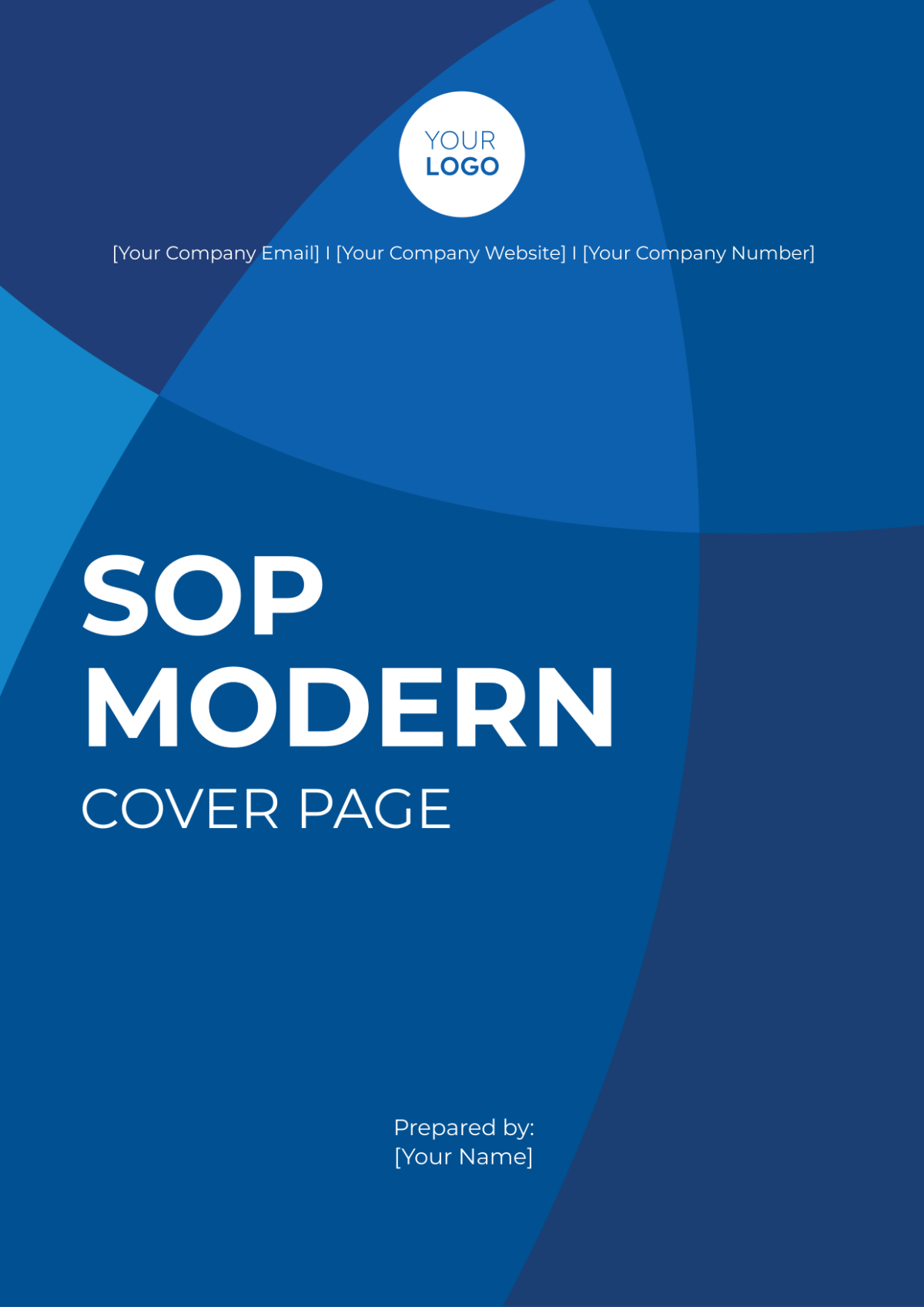 SOP Modern Cover Page