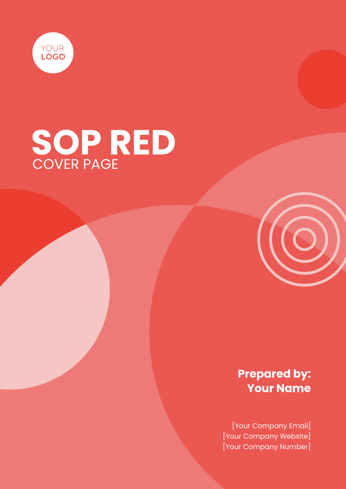 SOP Red Cover Page