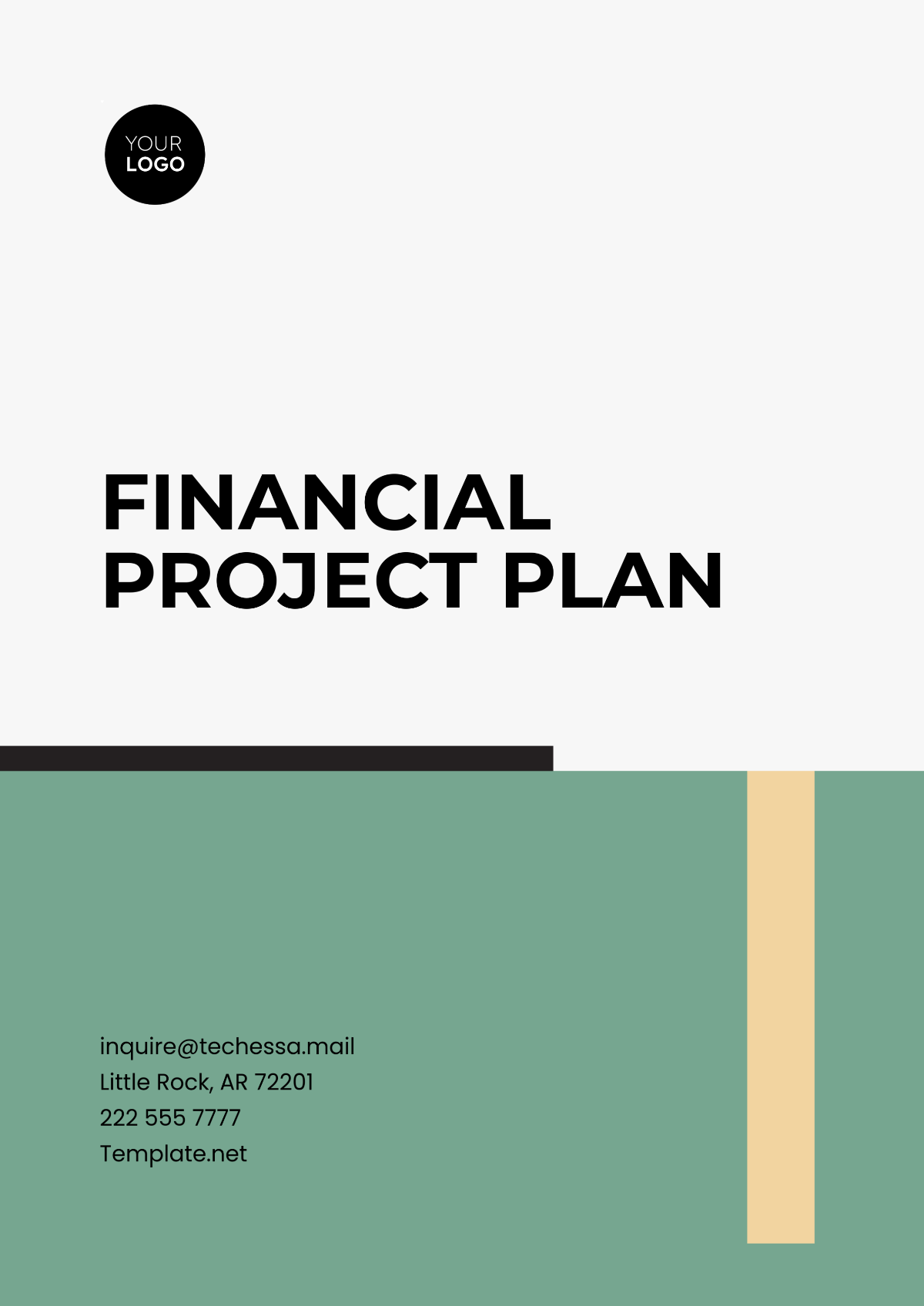 Financial Project Design Plan Template - Edit Online & Download