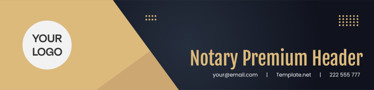 Notary Premium Header Template