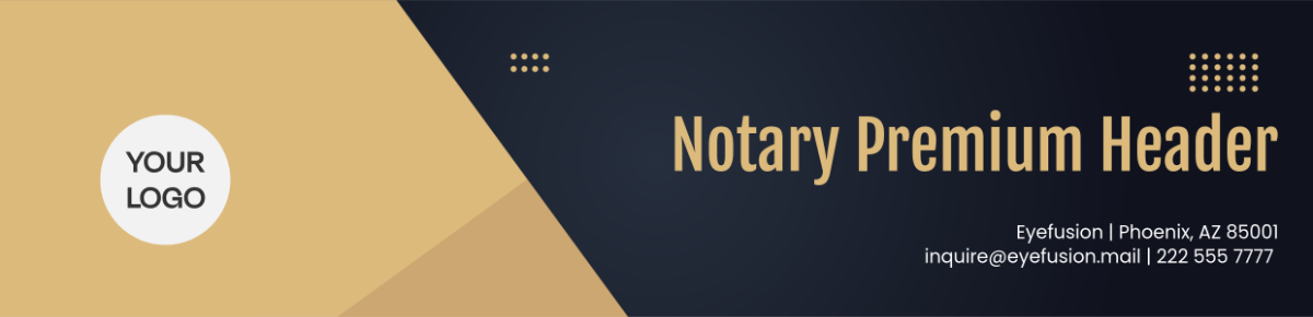 Notary Premium Header