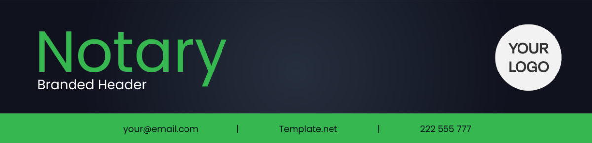 Notary Branded Header Template