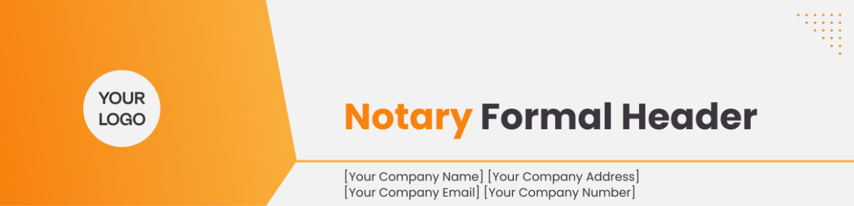 Notary Formal Header Template - Edit Online & Download