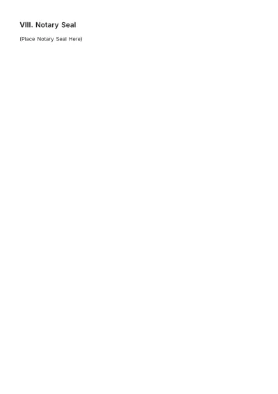 Free Notary Witness Acknowledgement Template to Edit Online