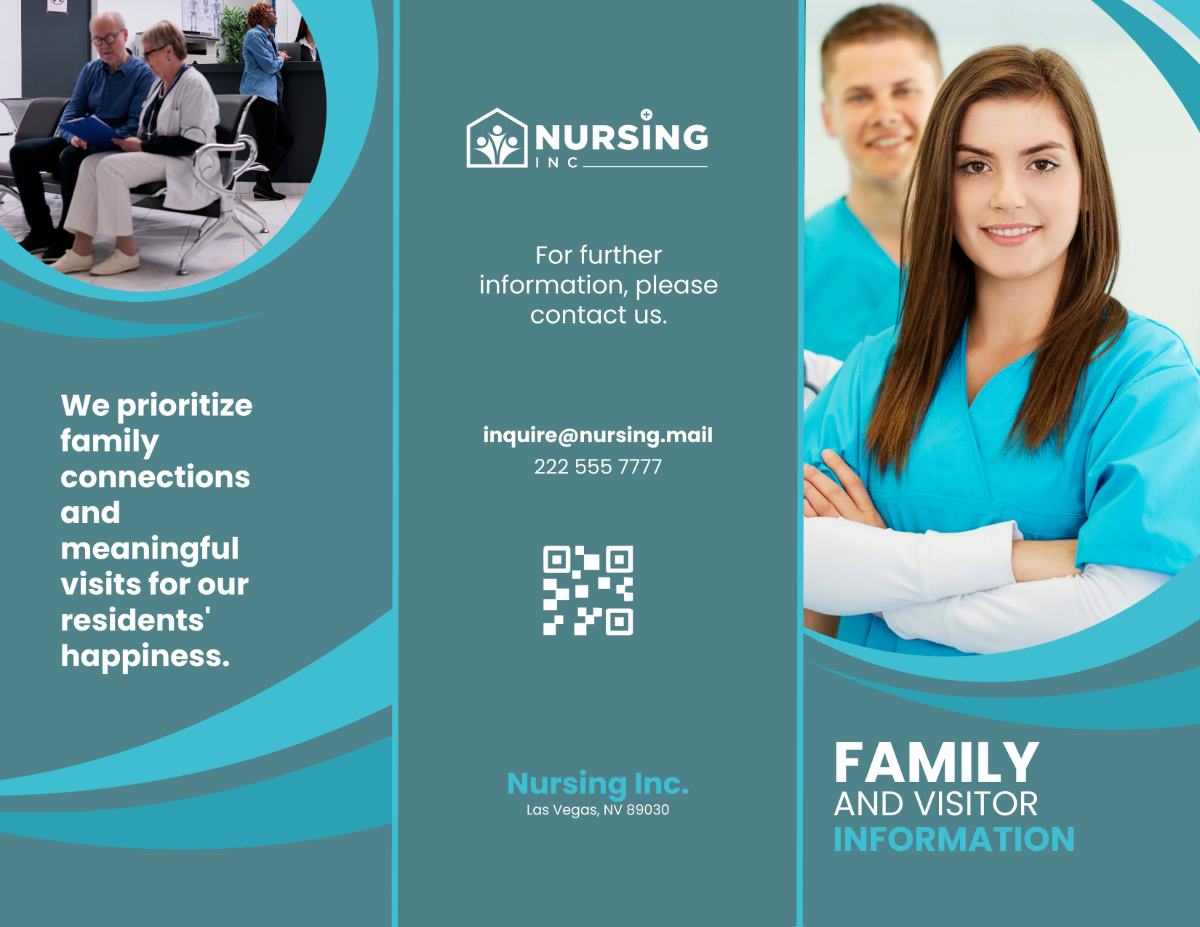 Family and Visitor Information Guide Brochure Template