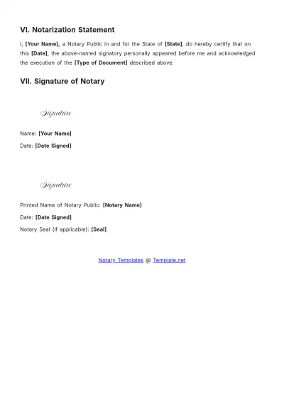 Free Notary Service Invoice Template & AI Invoice Maker