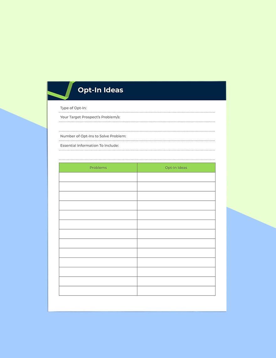 Sales Funnel Planner Template
