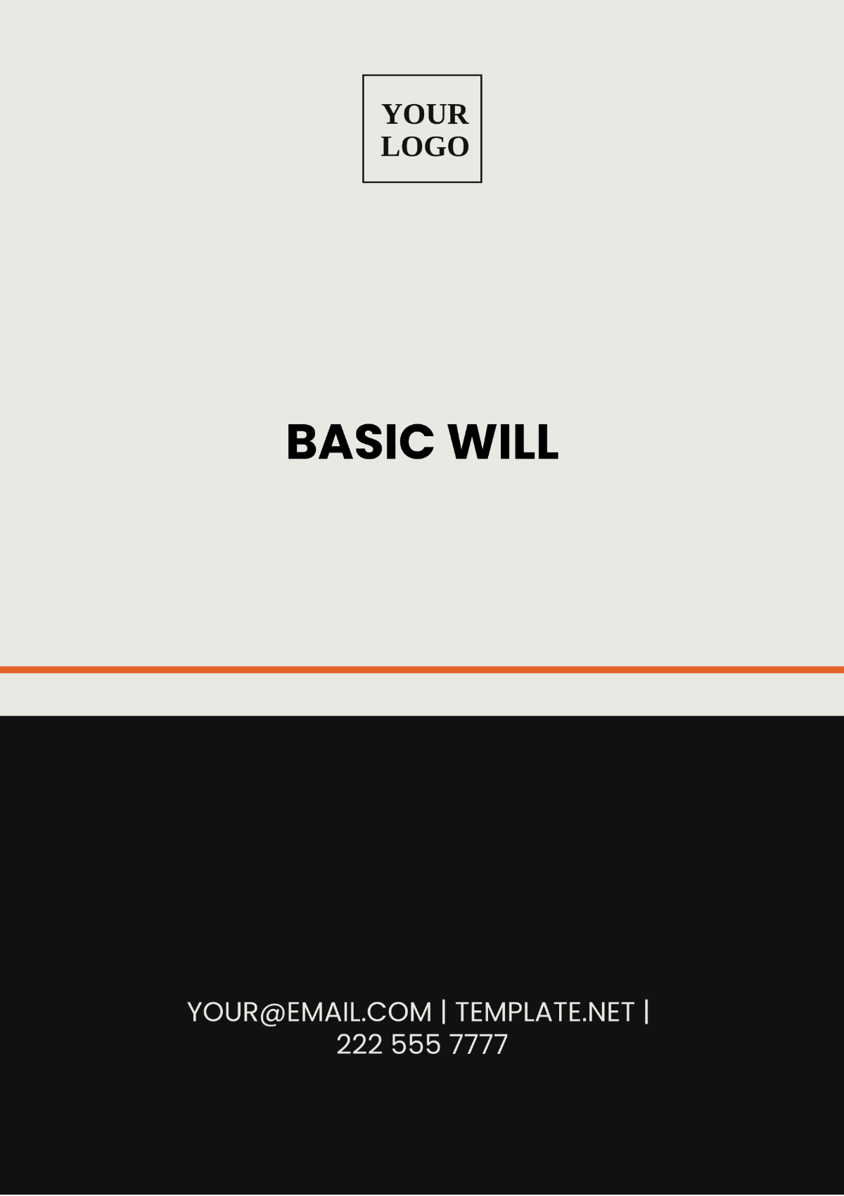 Basic Will Design Template - Edit Online & Download