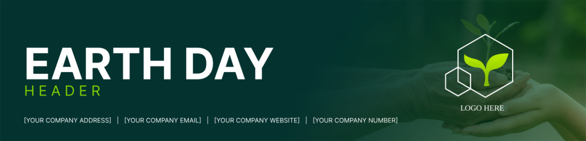 Earth Day Header Template