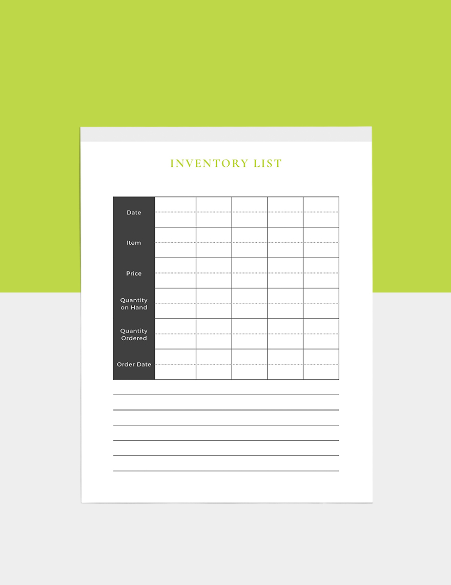 Daily Sales Planner Template